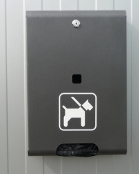 Hundekotbeutelspender Edelstahl | comodul ECO colour