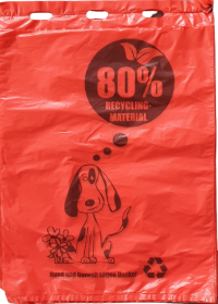 Hundekotbeutel | PICOBELLO RED 80  - >80% Recyclingmaterial (1000 Stck.)