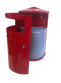 Abfallbehälter 35L - Ascher Kombination | comodul PHOENIX RAL